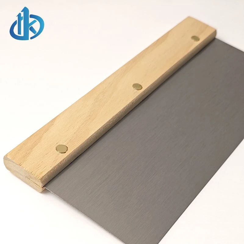 Wooden Handle Bench Scraper Wooden Handle Bench Scraper